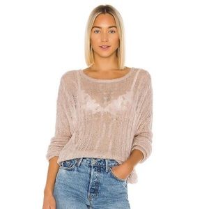Free People Angel Soft Blush Pullover M ($108